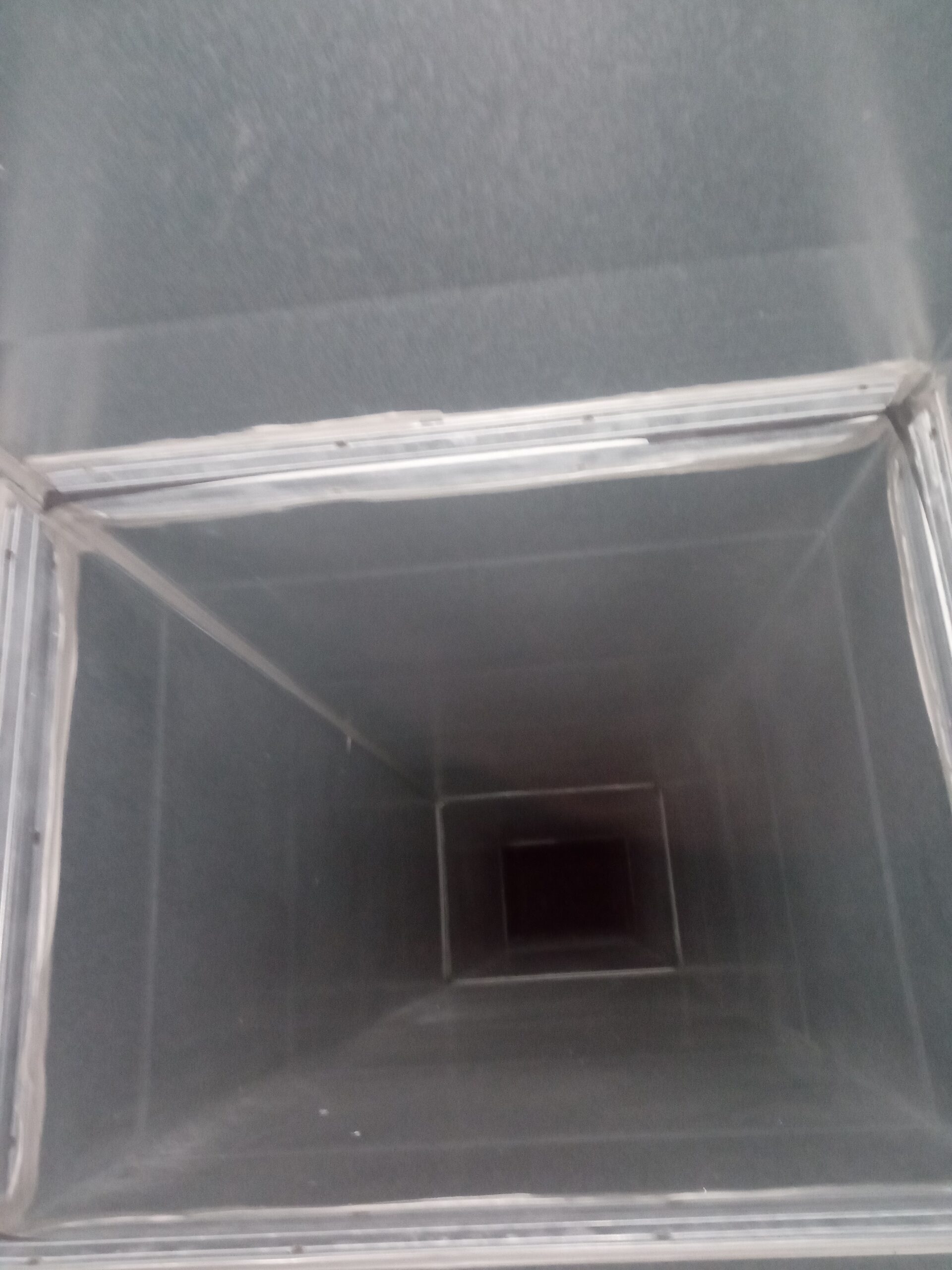 A cleaned out air duct 2