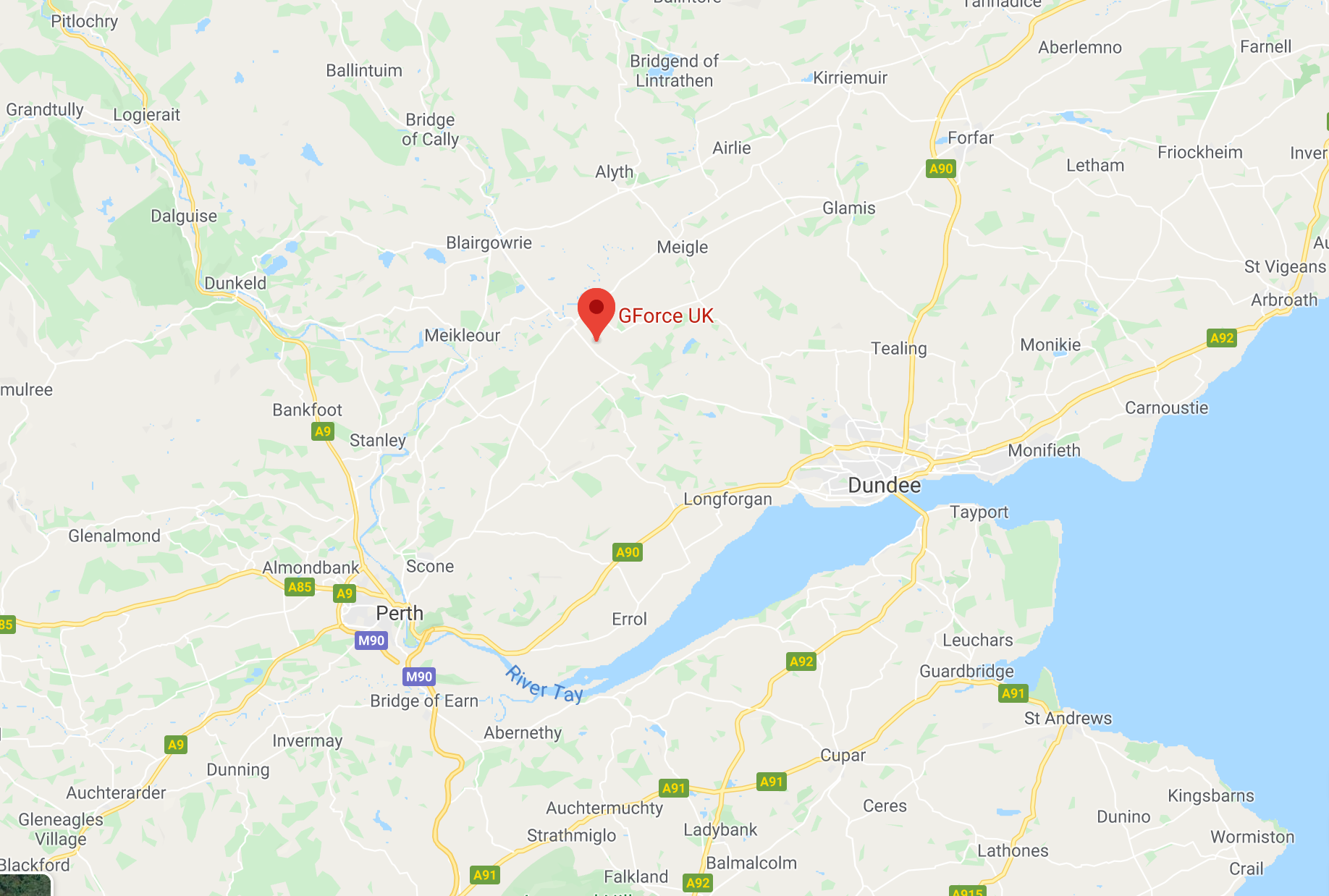 GForce UK Location